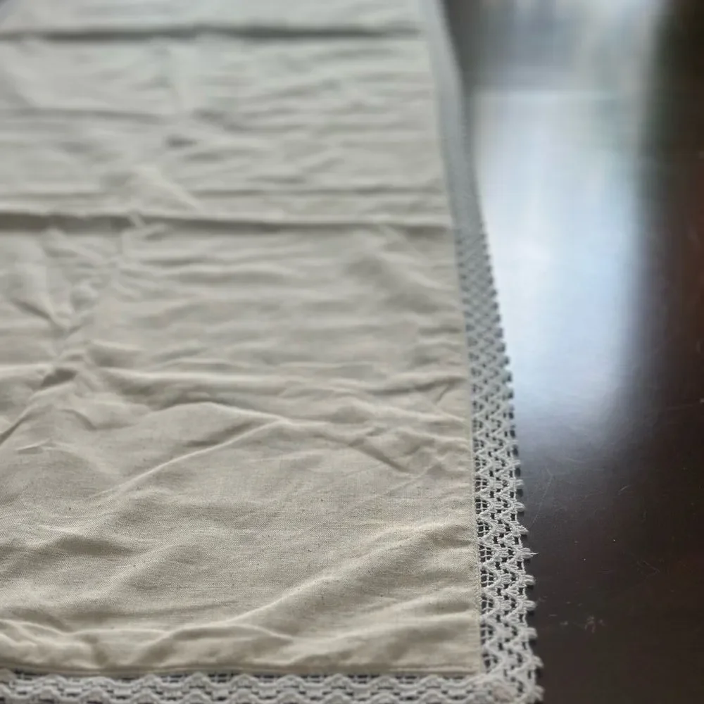 Nicole Miller Cotton Blend Table Runner